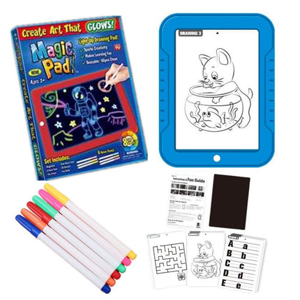 Magic Drawing Pad Electronics LED Writing Board Creative Art For Children.