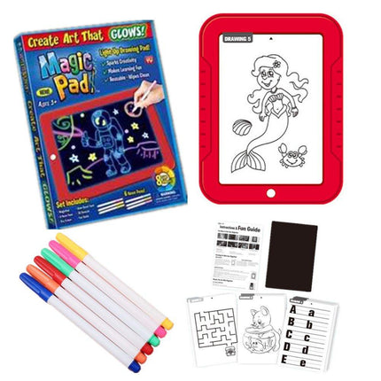 Magic Drawing Pad Electronics LED Writing Board Creative Art For Children.