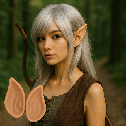Pointy Elf Ears – Soft Latex Cosplay Costume Accessory for Adults & Kids.