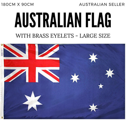 Extra Large AUSTRALIA FLAG Aussie Australian Day Souvenir National 90cm x 180cm.