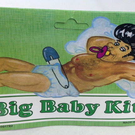 Fancy Dress Big Giant Diaper Dummy Nappy Jumbo Pin ADULT BABY COSTUME.