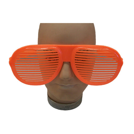 2X Giant Oversized Shutter Shades – Assorted Colours, Fun Party Glasses, Novelty Costume Accessory.