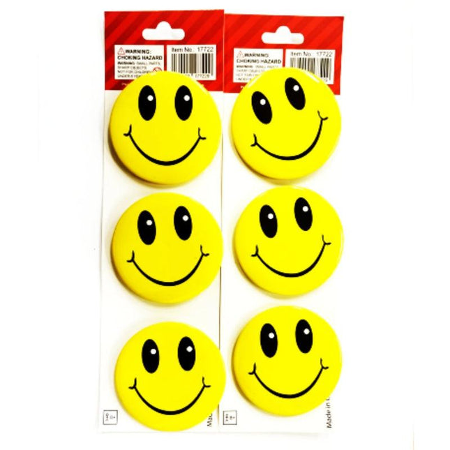 Smiley face badges - Small 3cm.