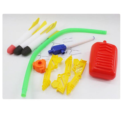 Air Power Foam Rocket Shoot Up Stomp Launcher Kids Outdoor Activities Toys.
