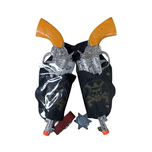 Toy gun holster set with belt.