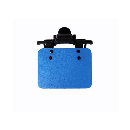 ISSF Flip-Up Eyeshield Sport Shooting Eye Shield Aim Blocker Targeting Sight Cover Blinding - Yellow-Vertical 3x4cm.