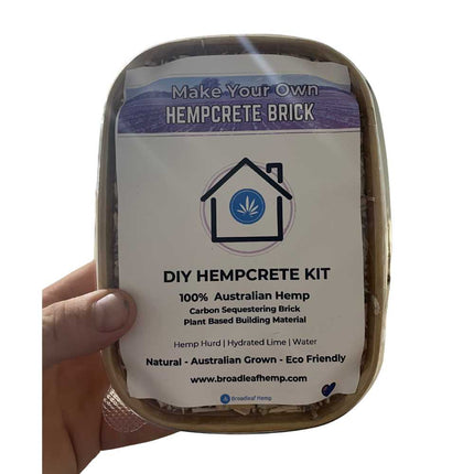 Make Your Own Hempcrete Brick – Sustainable DIY Eco Kit (1000ml).
