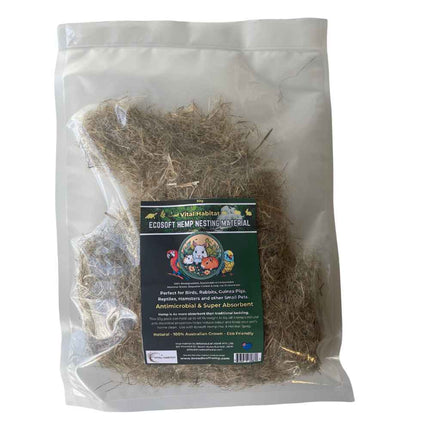 Hemp Absorbent Nest Material | 50g | 2 Pack + Free Shipping.
