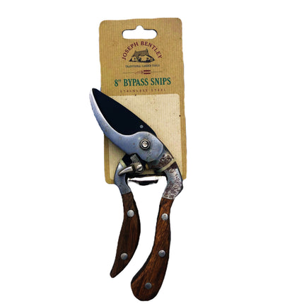 Joseph Bentley (UK) 8” Bypass Secateurs | Stainless Steel.