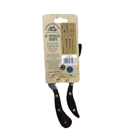 Joseph Bentley (UK) 8” Bypass Secateurs | Stainless Steel.