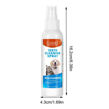 2 Pcs Pet Oral Breath Freshener Spray 120ML EACH.