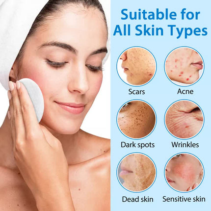 ALIVER Glycolic acid pads with vitamins B3,B5 & C,E 40 PADS.