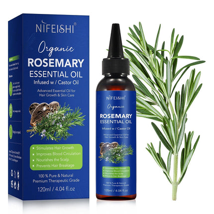 nifeishi organic rosemary essential oil 120 ml.