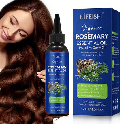 nifeishi organic rosemary essential oil 120 ml.