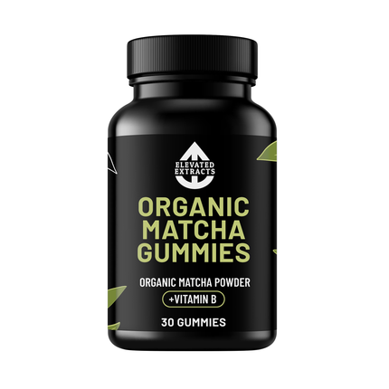 Elevated Extracts Organic Matcha Gummies - 30 Gummies.