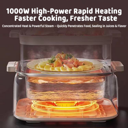 Hoper Layer Multifunctional Three-layer Stainless Steel Steamer AU Modeal.