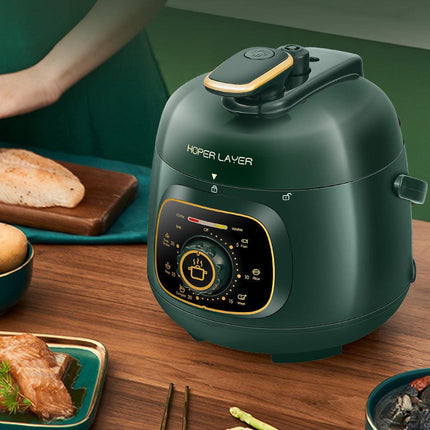 Hoper Layer Mini Electric Pressure Cooker – HL-MP160 3-Cup Small Rice Cooker.