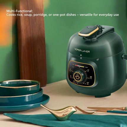 Hoper Layer Mini Electric Pressure Cooker – HL-MP160 3-Cup Small Rice Cooker.