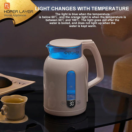 Hoper Layer Insulation Electric Kettle 1.5L 1500W Water Boiler K15-G1.