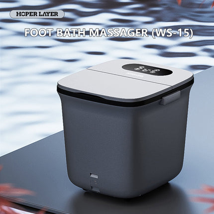 Hoper Layer Circulating Heating Foot SPA Bath Massager Dry and Wet Dual-use WS-15.