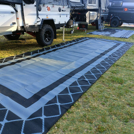 Alfresco 6m x 2.4m recycled poly mat.