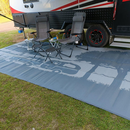 Caravan Camping 5m x 2.4m recycled mat.