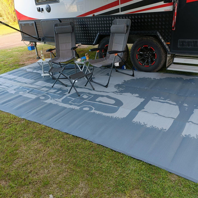 Caravan Camping 5m x 2.4m recycled mat.