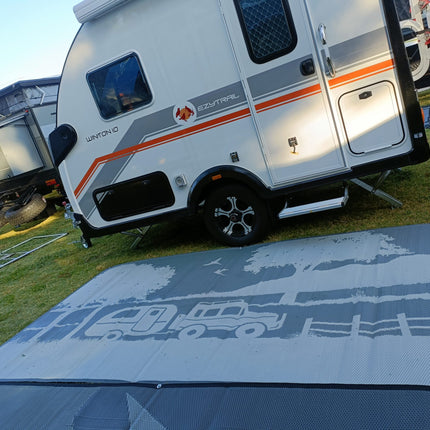 Caravan Camping 6m x 2.4m recycled mat.