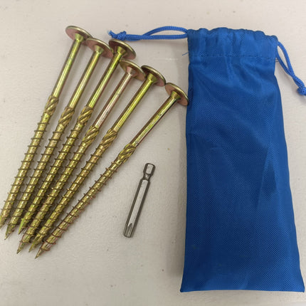 Mat Screw Kit (6 pack with bit).