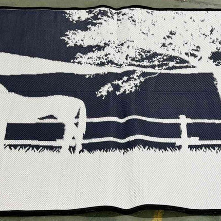 Ranch 5m x 2.4m recycled poly mat.