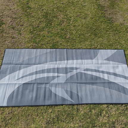 Swish Grey 5m x 2.4m recycled poly mat.