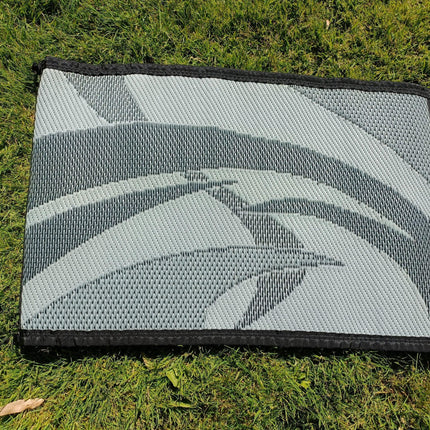 Swish Grey 5m x 2.4m recycled poly mat.