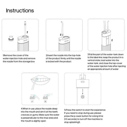 DR.BEI Portable Water Flosser GF3.