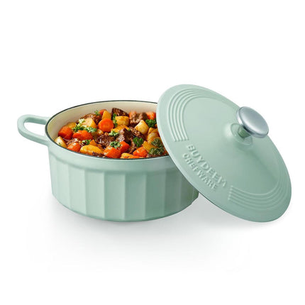 BUYDEEM CP521 Enameled Cast-Iron Dutch Oven.