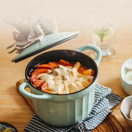 BUYDEEM 1.8L Enameled Cast Iron Dutch Oven CP541.