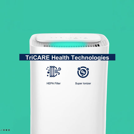 Midea FreshDry Dehumidifier Air Purifier 12L/Day with HEPA Filter Low Noise.