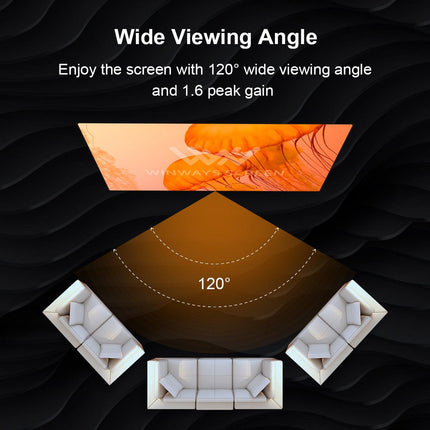 Winways Medium Throw ALR 80'' Rollable Fresnel Screen.