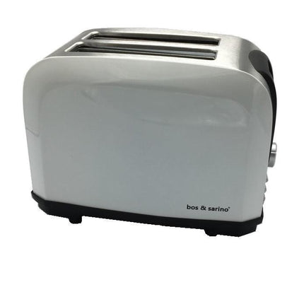 BOS & SARINO 2 Slice White Toaster.