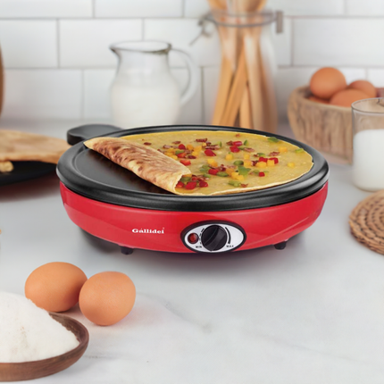 GALLIDEI Electric Griddle & Crepe Maker.