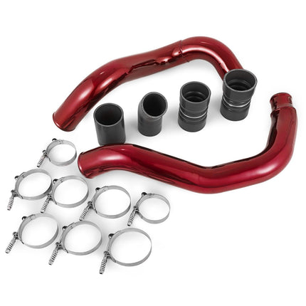 Fit Ford 03-07 6.0L V8 Powerstroke Diesel Turbo Intercooler Pipe and Boot Kit.