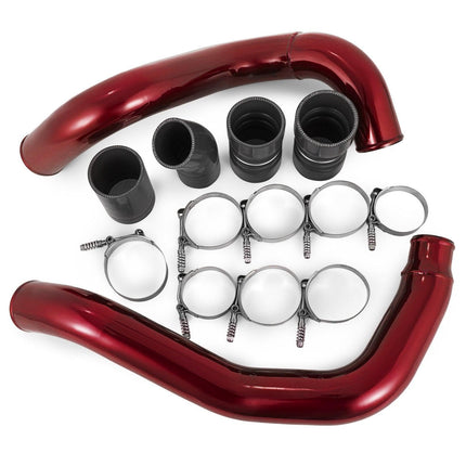 Fit Ford 03-07 6.0L V8 Powerstroke Diesel Turbo Intercooler Pipe and Boot Kit.
