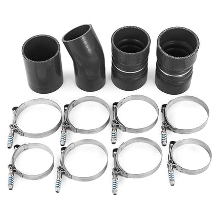 Fit Ford 03-07 6.0L V8 Powerstroke Diesel Turbo Intercooler Pipe and Boot Kit.