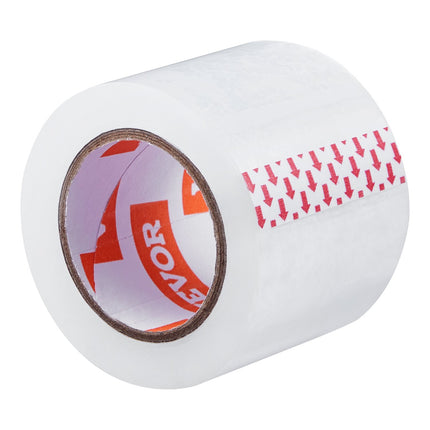 Packing Tape 6 Rolls 25 Yards Clear Shipping Tape with Dispenser 2.7 Mil.