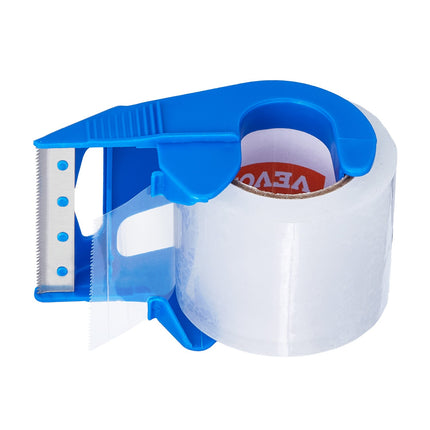 Packing Tape 6 Rolls 25 Yards Clear Shipping Tape with Dispenser 2.7 Mil.