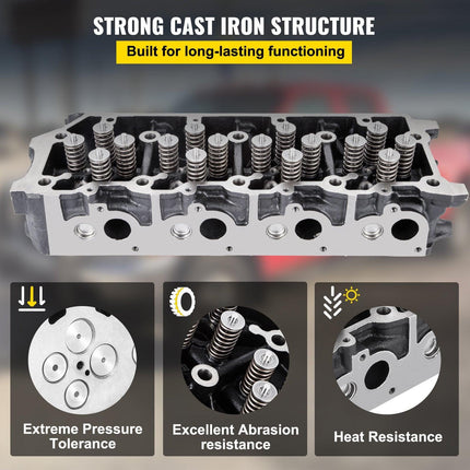 Replacement for 6.0L Cylinder Head 18MM Power Stroke Bare F-Series Cylinder Head 1843080C3.