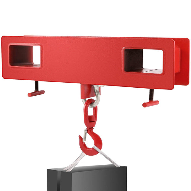 Forklift Lifting Hook 6000 LBS Capacity Forklift Lifting Hoist Swivel Hook Mobile Crane Forklift Attachments.
