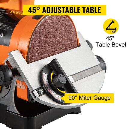 VEVOR Belt Sander 300W Grinder Sander 1 x 30 Inch Electric Belt & Disc Sander 2950 RPM Variable Speed (300W).
