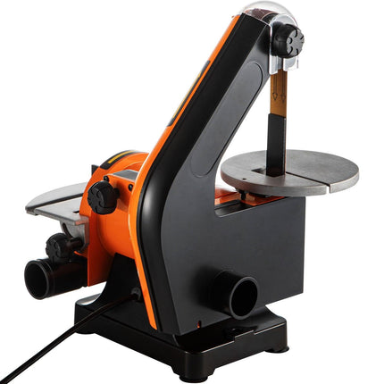 VEVOR Belt Sander 300W Grinder Sander 1 x 30 Inch Electric Belt & Disc Sander 2950 RPM Variable Speed (300W).