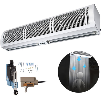 900mm Overhead Door Electric Air Curtain w/Limit Switch 3 Speeds Commercial.