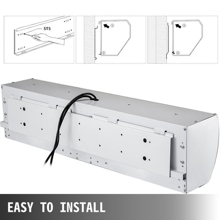 900mm Overhead Door Electric Air Curtain w/Limit Switch 3 Speeds Commercial.